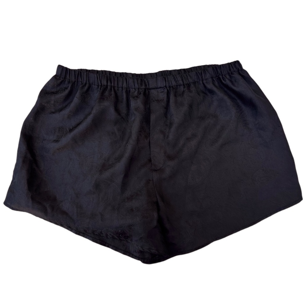 Frederick’s of Hollywood Black Pajama Boxer Style Shorts Large